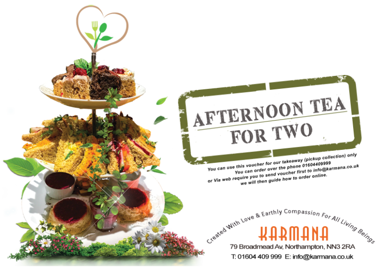 Afternoon Tea For Two GIFT VOUCHER Karmana