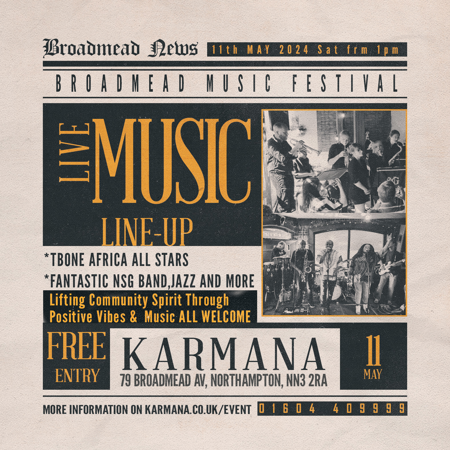 Broadmead Festival Northampton Karmana